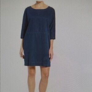 NWT Eileen Fisher 3/4Sleeve Organic Cotton Spring Easter Mothers Day Ready Med